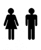 Title: Symbol for People  - Description: Woman and Man Symbol for family